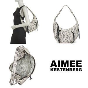 AIMEE KESTENBERG "Tamitha" 100% Leather Hobo Bag NEW